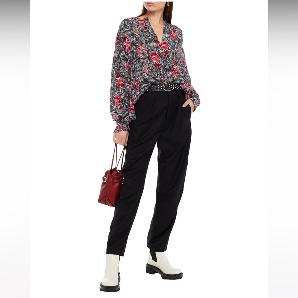 NWT ISABEL MARANT ÉTOILE - Straight Leg Black Pants